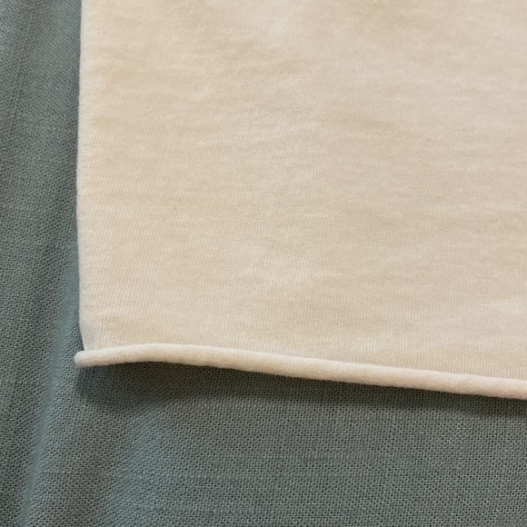 Tan/cream colored, loose tank top. - Picture 3 of 4